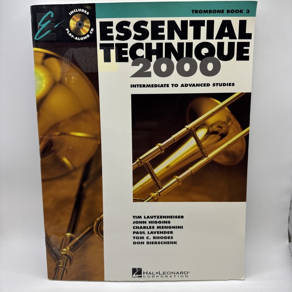 Essential Technique 2000 - Book 3 Trombone playalong CD Hal Leonard Corporation